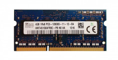 Vand memorie ram laptop Hynix 4GB PC3-12800 DDR3-1600MHz HMT451S6AFR8C-PBN0 foto