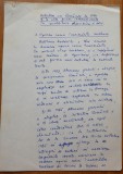 Cumpara ieftin 6 pagini manuscris Mia Groza despre initiativele Romaniei la ONU