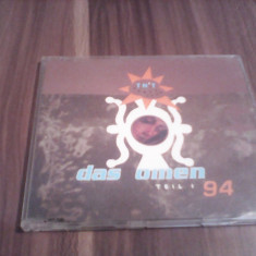 CD TN'TPARTY ZONE-DAS OMEN TEIL 1 94 MAXI-SINGLE ORIGINAL