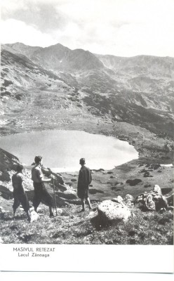 CP Z687 -MASIVUL RETEZAT -LACUL ZANOAGA - RPR -NECIRCULATA foto