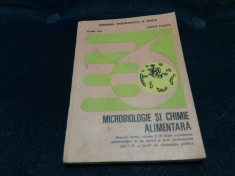 MANUAL MICROBIOLOGIE SI CHIMIE ALIMENTARA CLASA X-XI 1991 foto