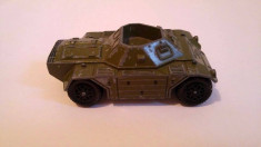 Masinuta macheta metal tanc Dinky Toys Ferret Scout Car, Made in England, 8cm foto