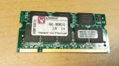 Memorie Laptop Kingston Sodimm DDR1 1 GB 333 Mhz foto