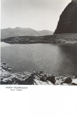 CP Z653 - MUNTII FAGARASULUI -LACUL CALTUN -RPR-DATATA 1954 -NECIRCULATA foto