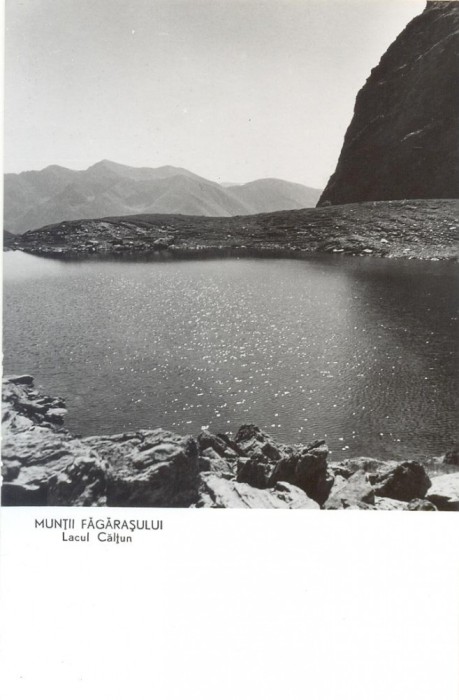 CP Z653 - MUNTII FAGARASULUI -LACUL CALTUN -RPR-DATATA 1954 -NECIRCULATA