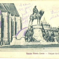 CP Z770 -CLUJ -STATUIA MATEIU CORVIN -MATYAS KIRALY SZOBRA -TIPAR1926 -CIRCULATA