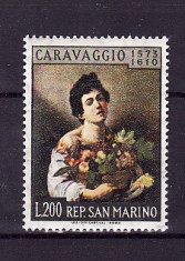 San Marino - PICTURA - CARAVAGGIO,B14 foto