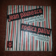 Jean Paunescu/Rodica Paliu single vinil 7” Electrecord EDC 10.082