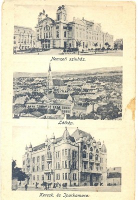 CP Z769 -CLUJ -NEMZETI SZINHAZ -LATKEP- KERESK ES IPARKAMARA - NECIRCULATA foto