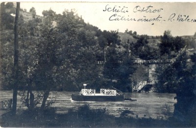 CP Z773 -CALIMANESTI, PODUL PLUTITOR -CIRCULATA11 AUG 1938 LA STUDENT LA DREPT foto