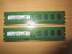 Kit Memorii 4Gb(2x2Gb) DDR3 1600Mhz Samsung 2GB 1Rx8 PC3-12800U-11-10-A0 foto
