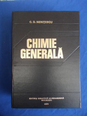 C.D. NENITESCU - CHIMIE GENERALA - 1979 foto