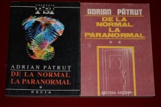 De la normal la paranormal - Adrian Patrut volumele 1 si 2 foto