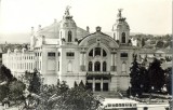 CP Z760 -CLUJ , TEATRUL NATIONAL -NECIRCULATA -PE FRONTISPICIU STEMA SOCIALISTA