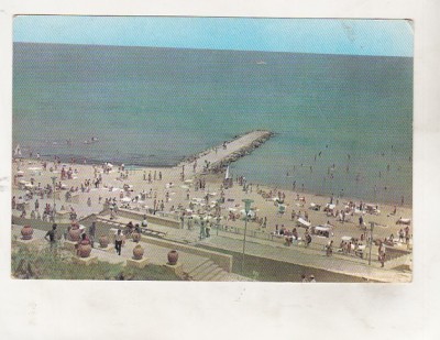 bnk cp Eforie Sud - Aspect de pe plaja - circulata foto