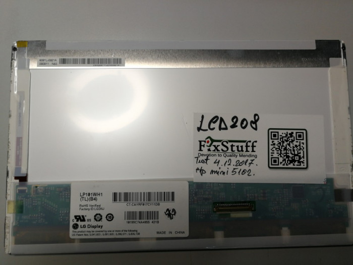 Ecran Display LED LP101WH1(TL)(B4) HP Mini 5102 LCD208