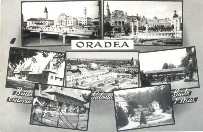 CP Z761 -ORADEA-BAILE VICTORIA -SALONTA -BAILE 1 MAI- RPR -CIRCULATA 15.8.1959 foto