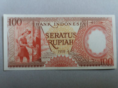 Indonezia 100 rupiah 1958 foto