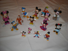 Lot 15 figurine - Disney - Mickey Mouse, Minnie, Donald, Goofy foto