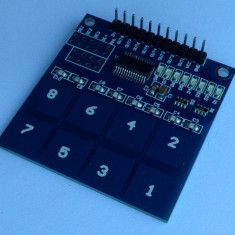 TTP226 Tastatura capacitiva 8 butoane /Touch sensor capacitive Arduino (t.1929)