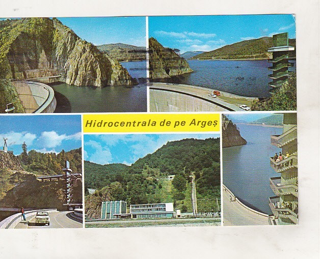 bnk cp Hidrocentrala de pe Arges - Vedere - circulata