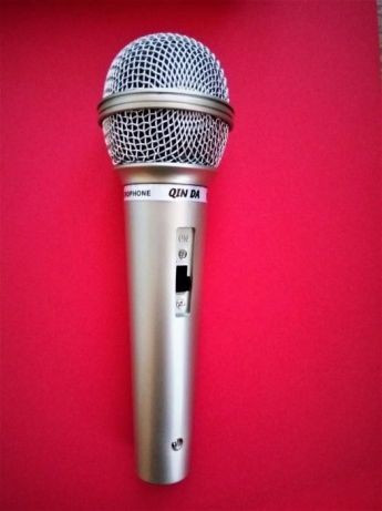 Microfon cu fir Dinamic / microfon karaoke, mufa jack 6.3mm, lungime cablu  2,5m | Okazii.ro
