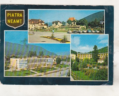 bnk cp Piatra Neamt - Vedere - circulata - marca fixa foto