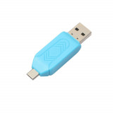 MINI USB 2.0 + OTG Micro SD / SDXC Cititor de card TF Adaptor U Disc