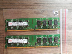 MEMORIE RAM ddr2 PC HYNIX 2x2Gb 6400U 666 fuctionali (r147-148-149) foto