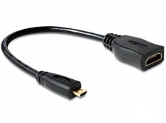 Delock 65391 Adaptor HDMI la micro HDMI high speed foto