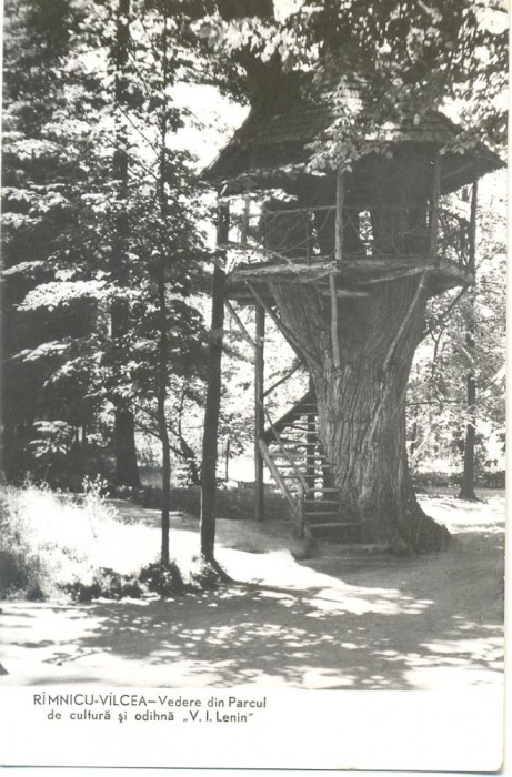 CP Z817 -RIMNICU-VALCEA -VEDERE DIN PARCUL ,,V.I. LENIN&quot;-RPR - CIRCULATA 1961