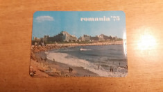 CCO 1975 - CALENDAR DE COLECTIE - TEMATICA TURISM - ANUL 1975 foto