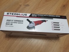 Polizor unghiular Steinhaus Pro-AG900v, 900 w, cu viteza variabila - 169 lei foto