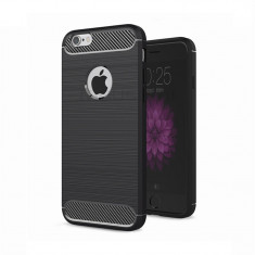 Carcasa de protectie Carbon Fiber din silicon TPU pt Apple iPhone 7 / 8 foto