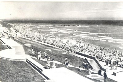CP Z803 - EFORIE-SUD - PLAJA SI FALEZA -RPR -CIRCULATA 1965 foto