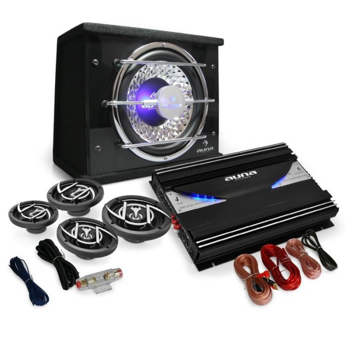 4.1 Set HIFI auto "Black Line 540 'Amplificator foto mare 4.1 Set HIFI auto "Black Line 540 'Amplificator foto mare