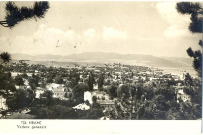 CP Z805 - TG. NEAMT -VEDERE GENERALA -RPR -CIRCULATA 1960 foto
