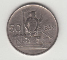 ROMANIA - 50 bani 1955 , RPR , L 1.40 foto