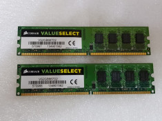 Memorie RAM Corsair 2GB DDR2 667Mhz CL5 VS2GB667D2 - poze reale foto