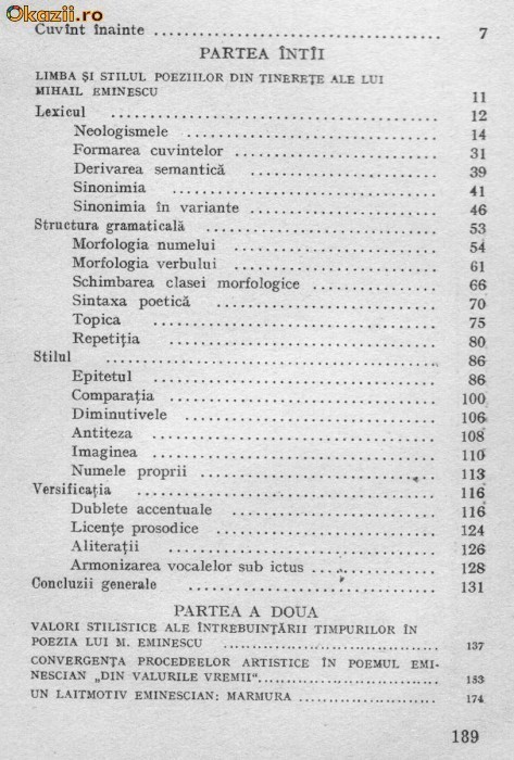 G I Tohaneanu - Studii de stilistica eminesciana