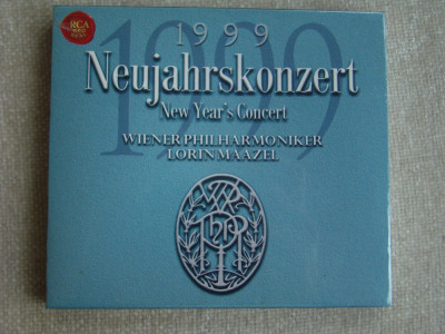 NEW YEAR&amp;#039;S CONCERT 1999 - Wiener Philharmoniker - C D Original NOU Sigilat foto