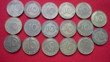 LOT 10 PFENNIG 1994 1950 1979 1980 1981 1982 1984 1988 1989 1990 1991. 17 BUC., Europa