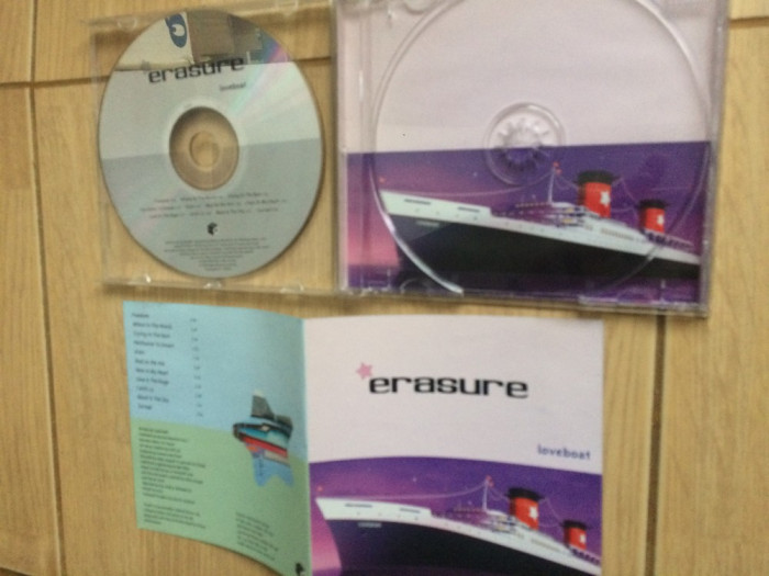 Erasure Loveboat 2000 album cd disc muzica synth pop made in uk mute records VG+