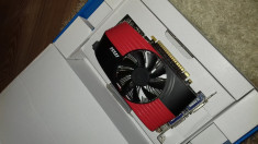 Placa video Gaming Geforce GTX MSI 1GB DDR5 foto