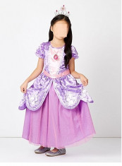 Rochie Disney Sofia 4-6 ani+ Amuleta+Coronita noua Anglia foto