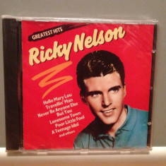 RICKY NELSON - GRATEST HITS (1988/COMPANION/DENMARK) - CD/ORIGINAL/NOU/SIGILAT