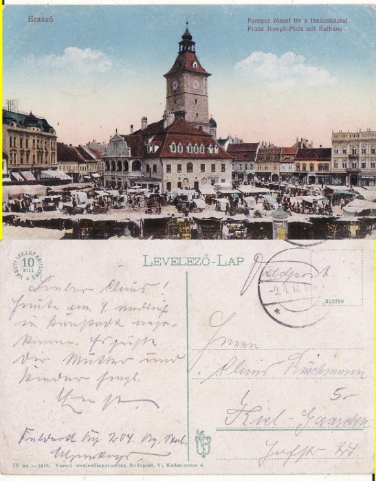 Brasov -Piata- animata- rara