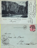 Orsova - Dunarea la Cazane- clasica 1899, Circulata, Printata