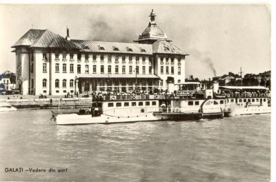 CP Z862 -GALATI -VEDERE DIN PORT -RPR -CIRCULATA 1964 foto