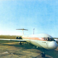 CP Z895 -TAROM -ROMANIAN AIR TRANSPORT -AVION - ILYUSHIN -IL -62 -NECIRCULATA